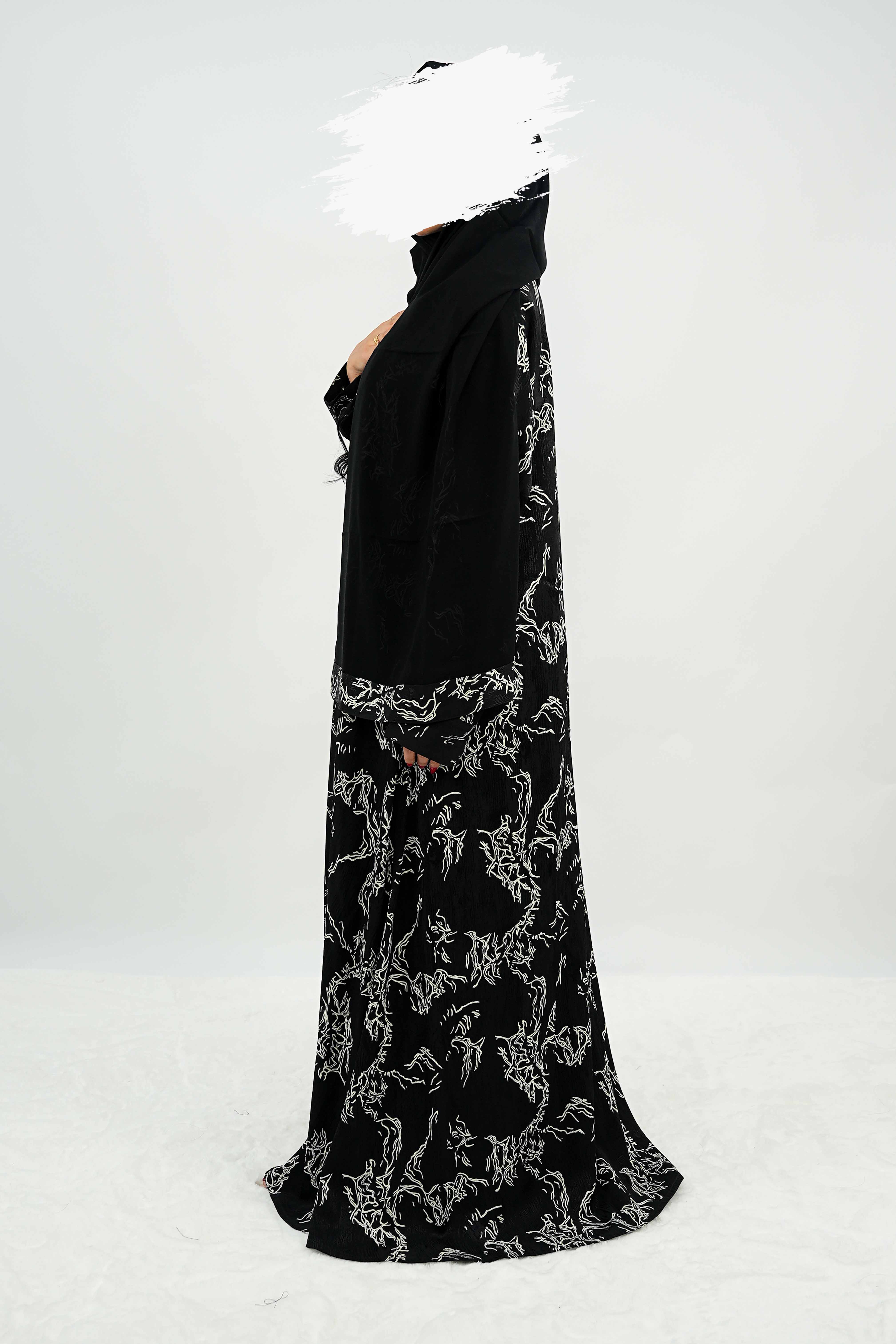 BE Midnight Graphique Abaya 031 BE