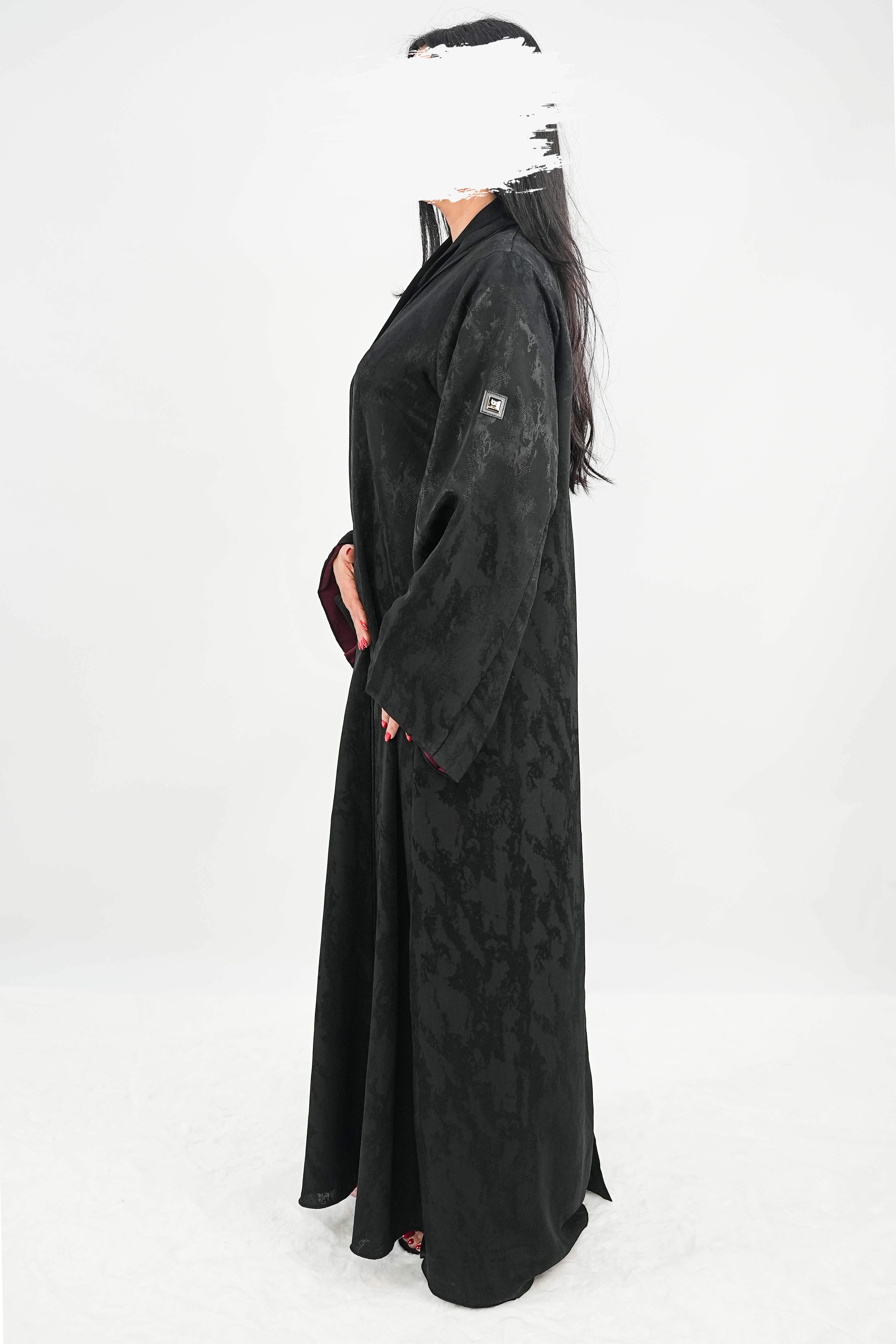 BE Midnight Jacquard Abaya 037 BE