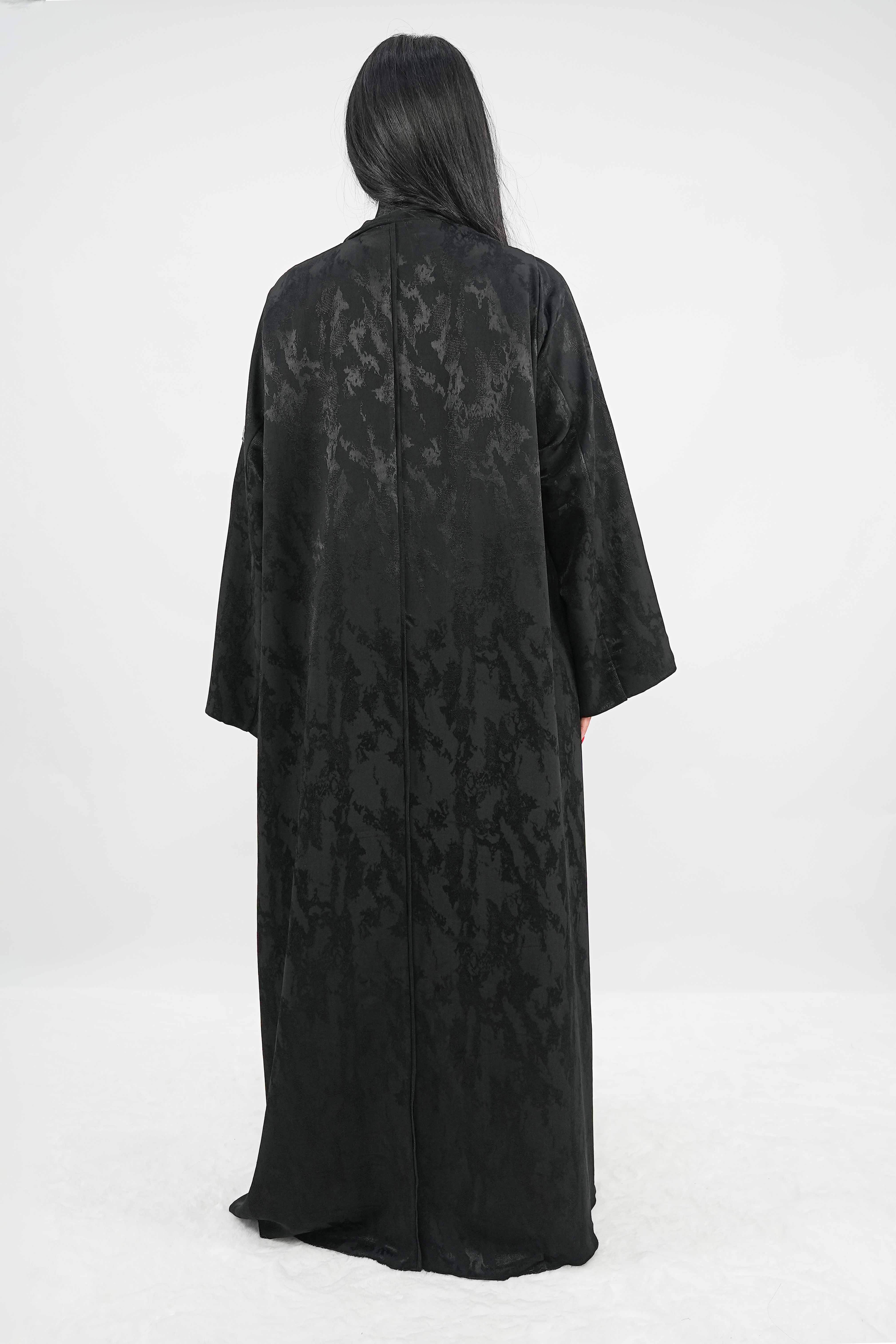 BE Midnight Jacquard Abaya 037 BE