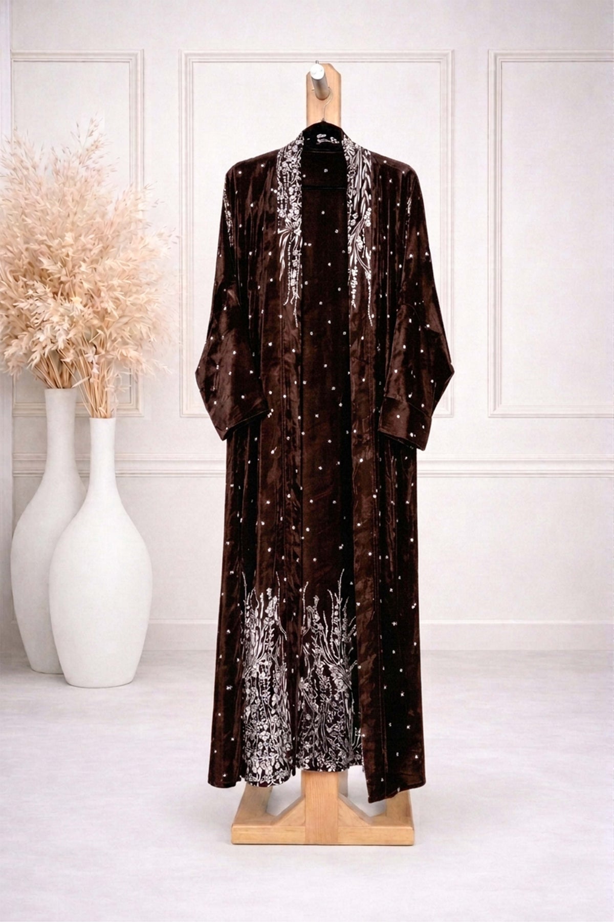 BE Botanical Shimmer Abaya 032 BE