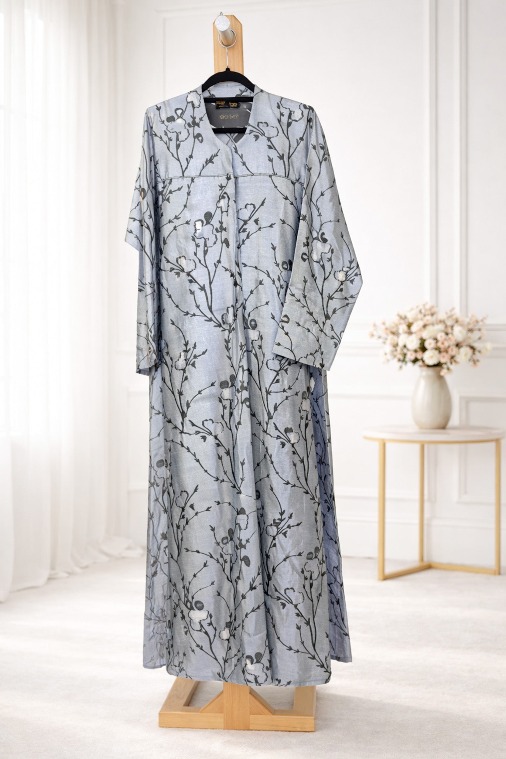 Botanical Print Abaya