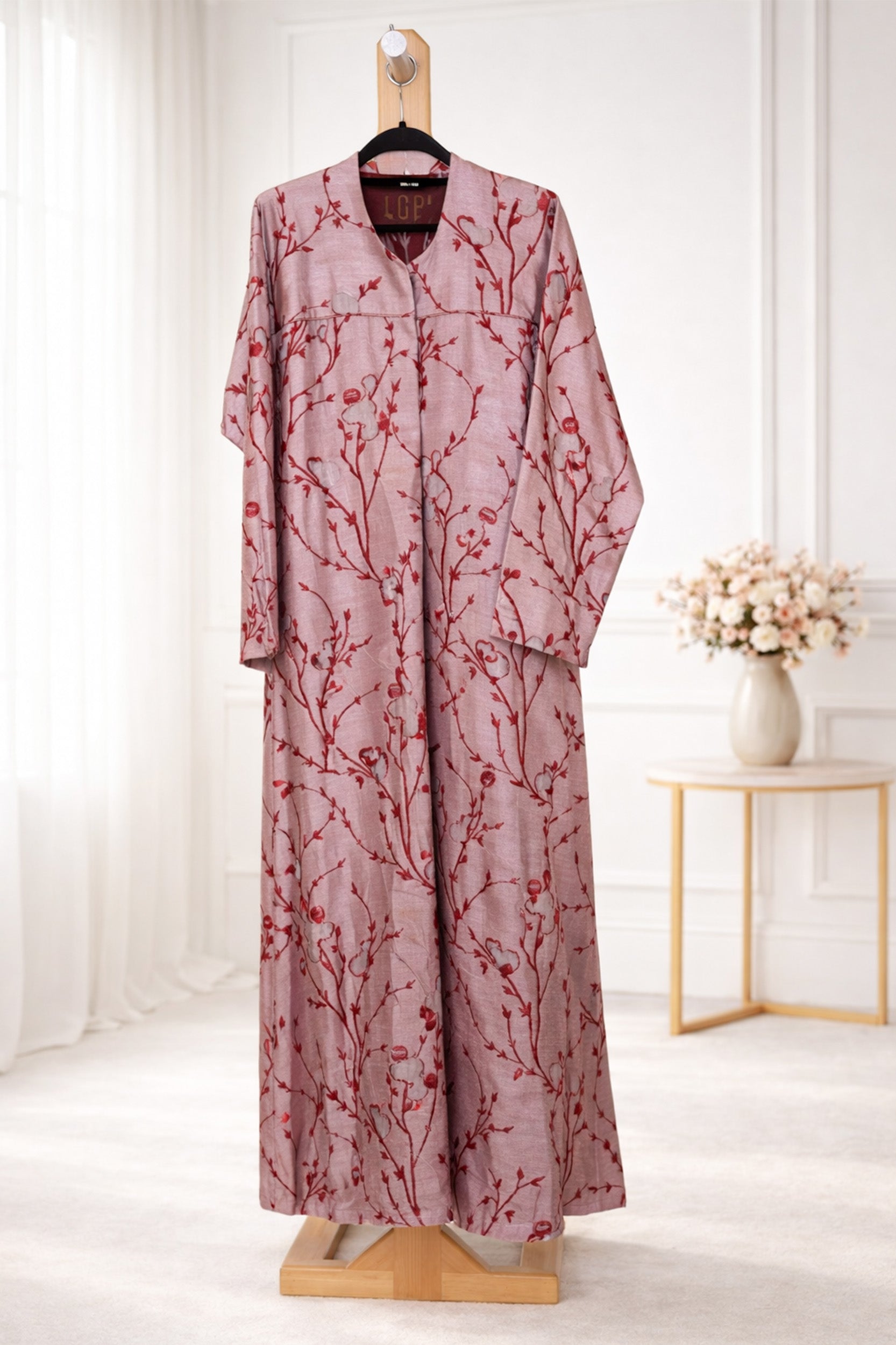Botanical Print Abaya