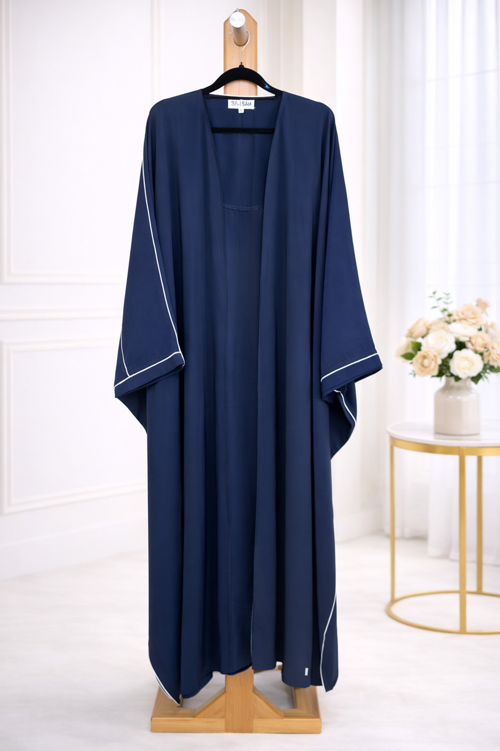 BE COLOR PLAIN ABAYA 084