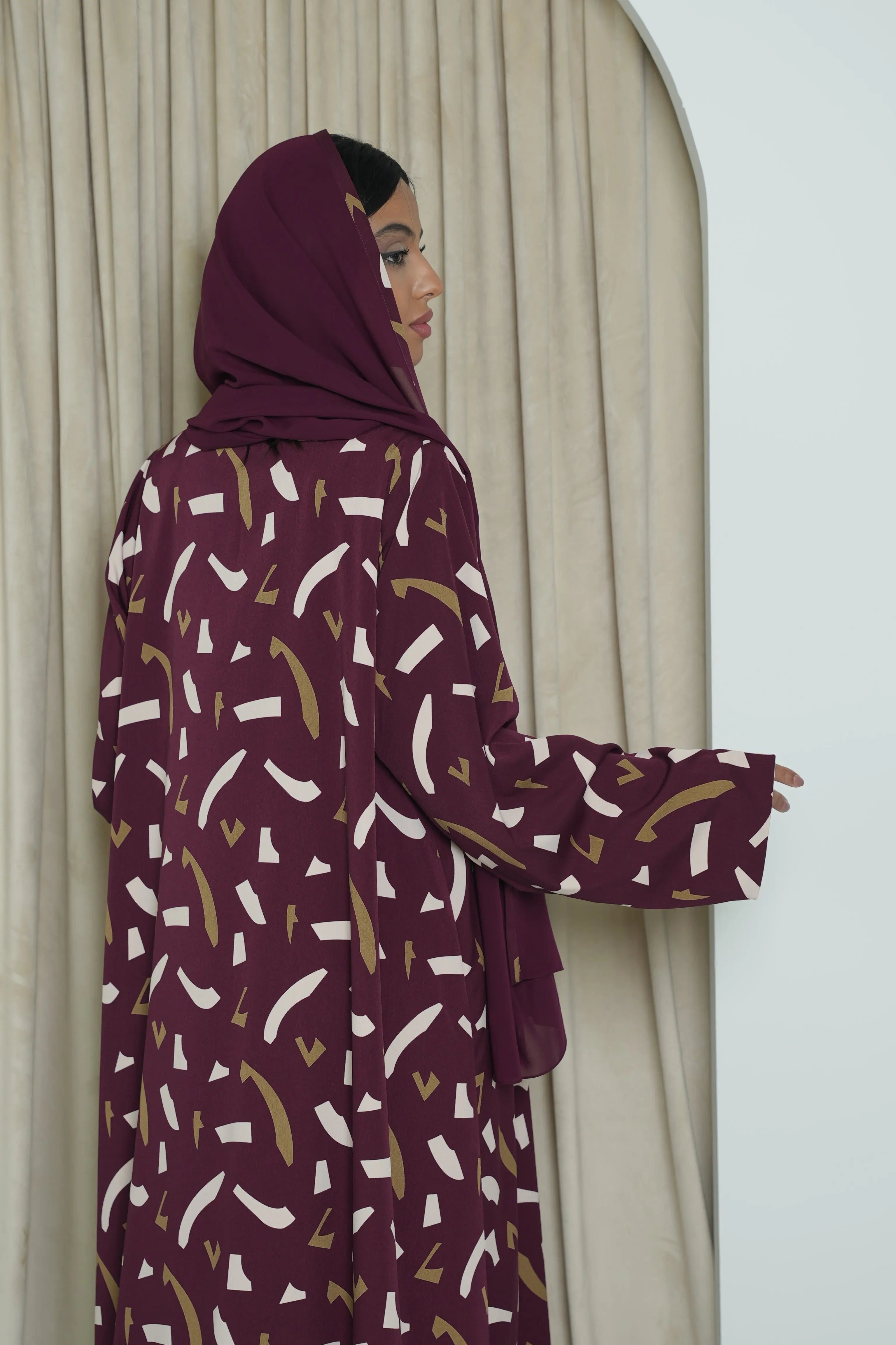 BE Double Face Abaya 098 BE