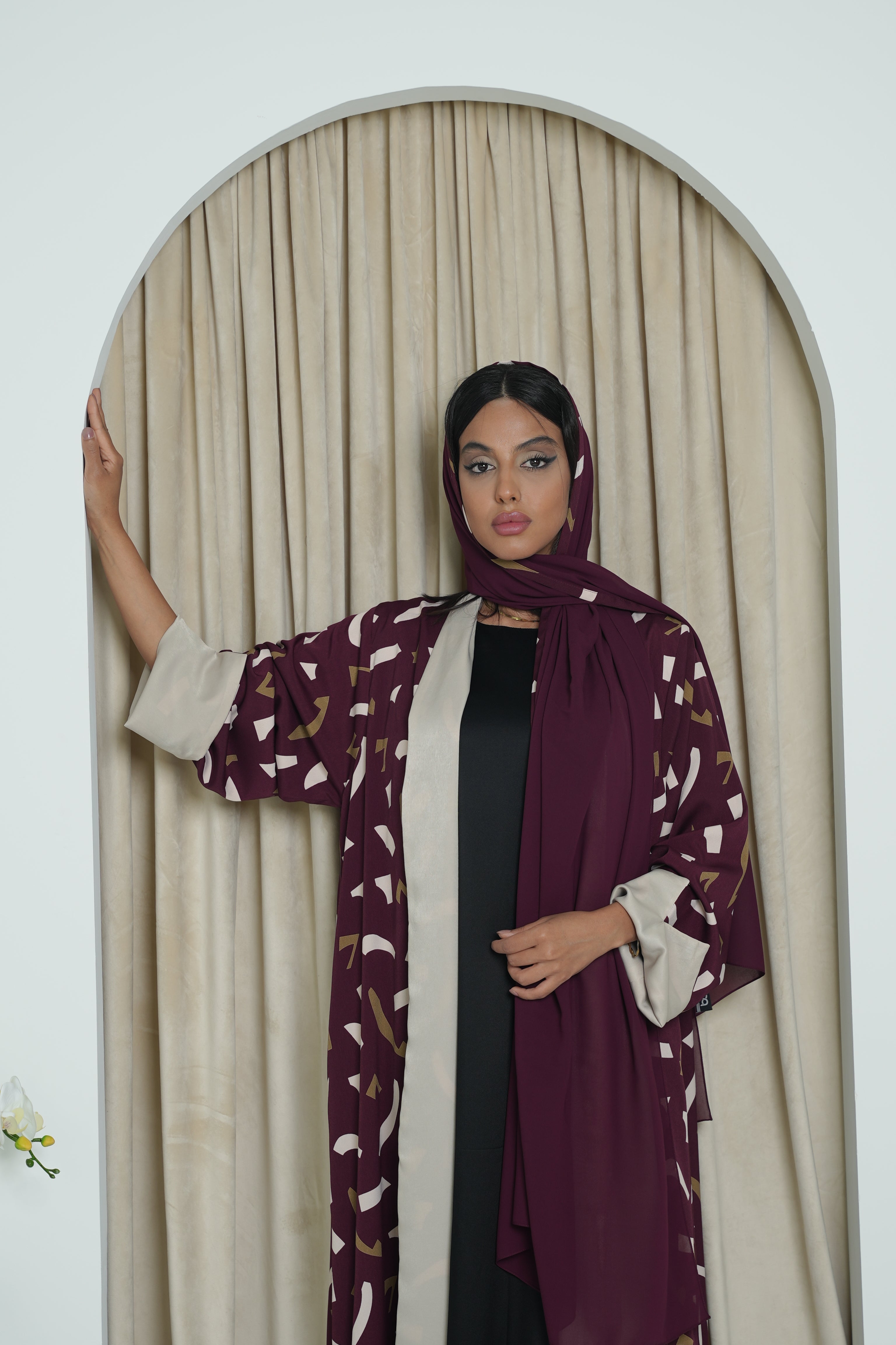 BE Double Face Abaya 098 BE