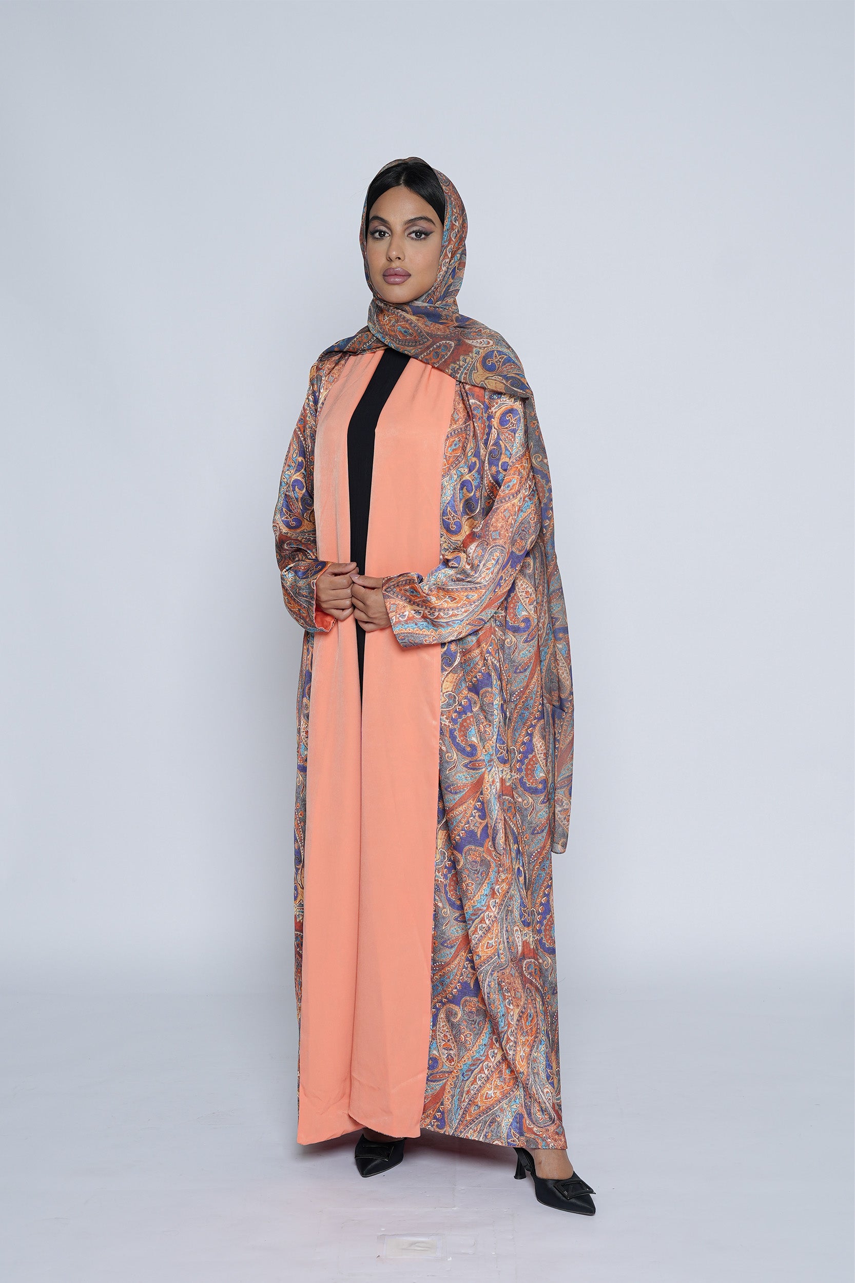 Reversible Persian Paisley Abaya