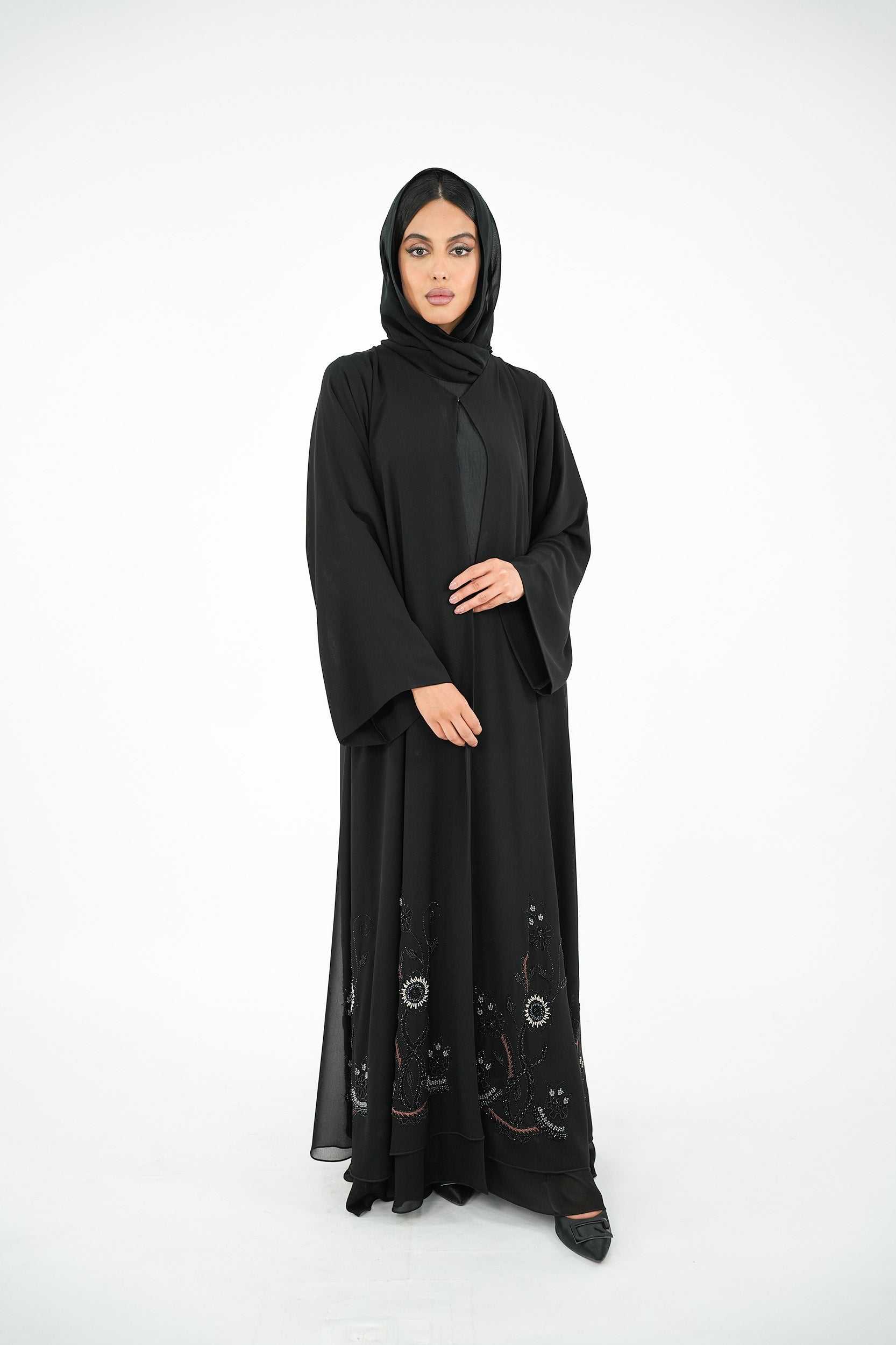 Hand Embroidery Abaya