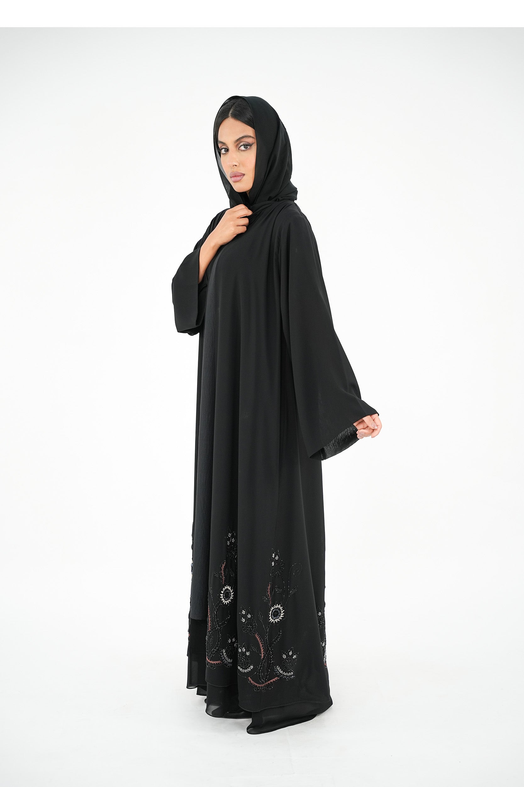Hand Embroidery Abaya