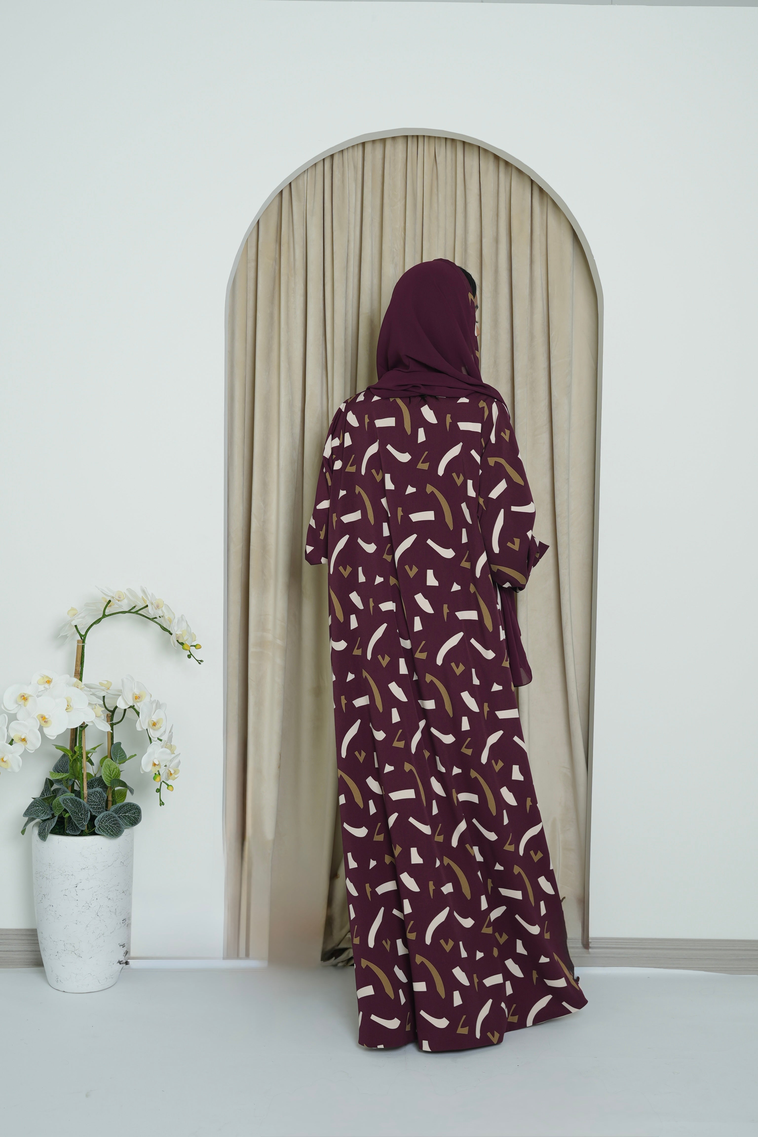 BE Double Face Abaya 102