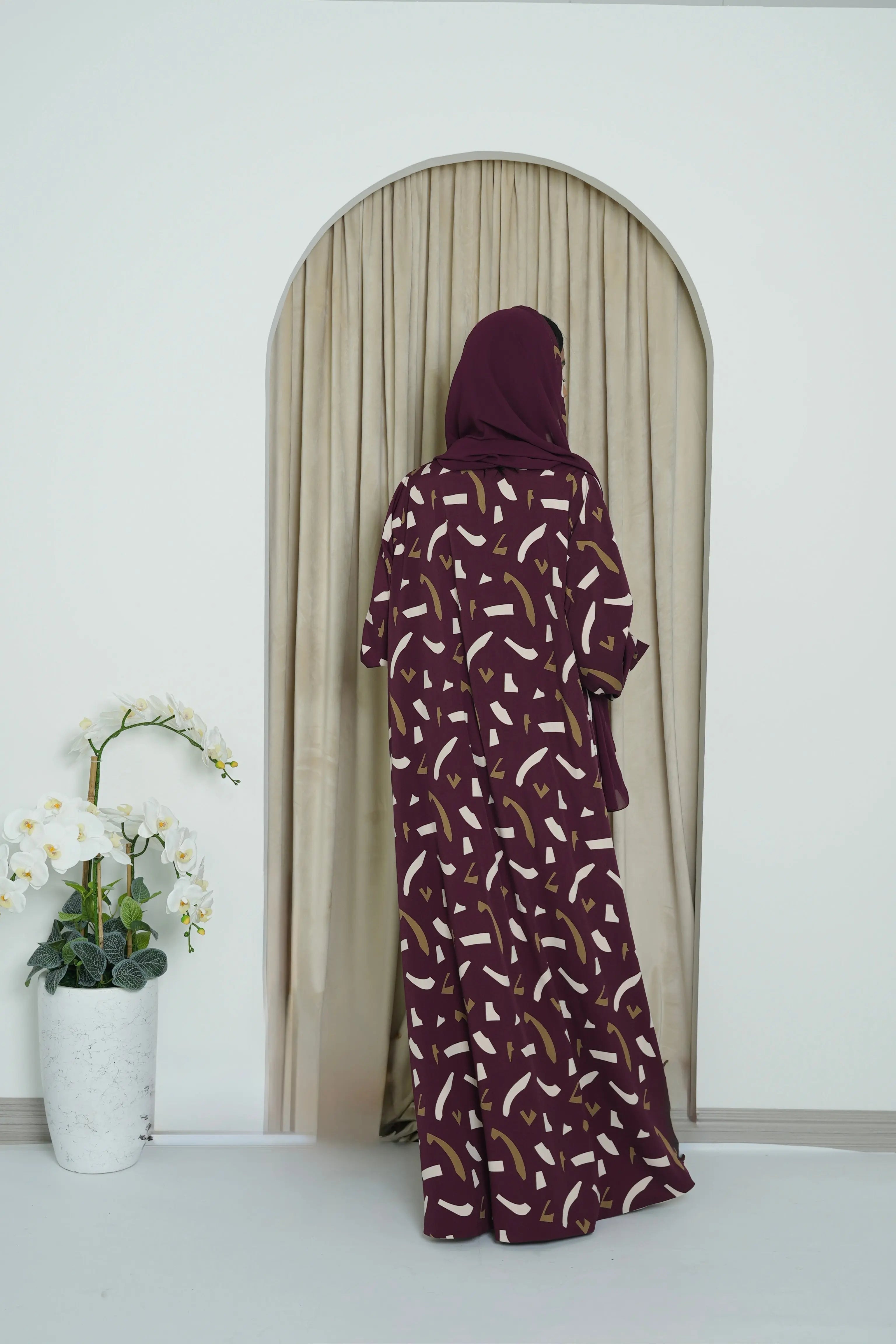 BE Double Face Abaya 098 BE