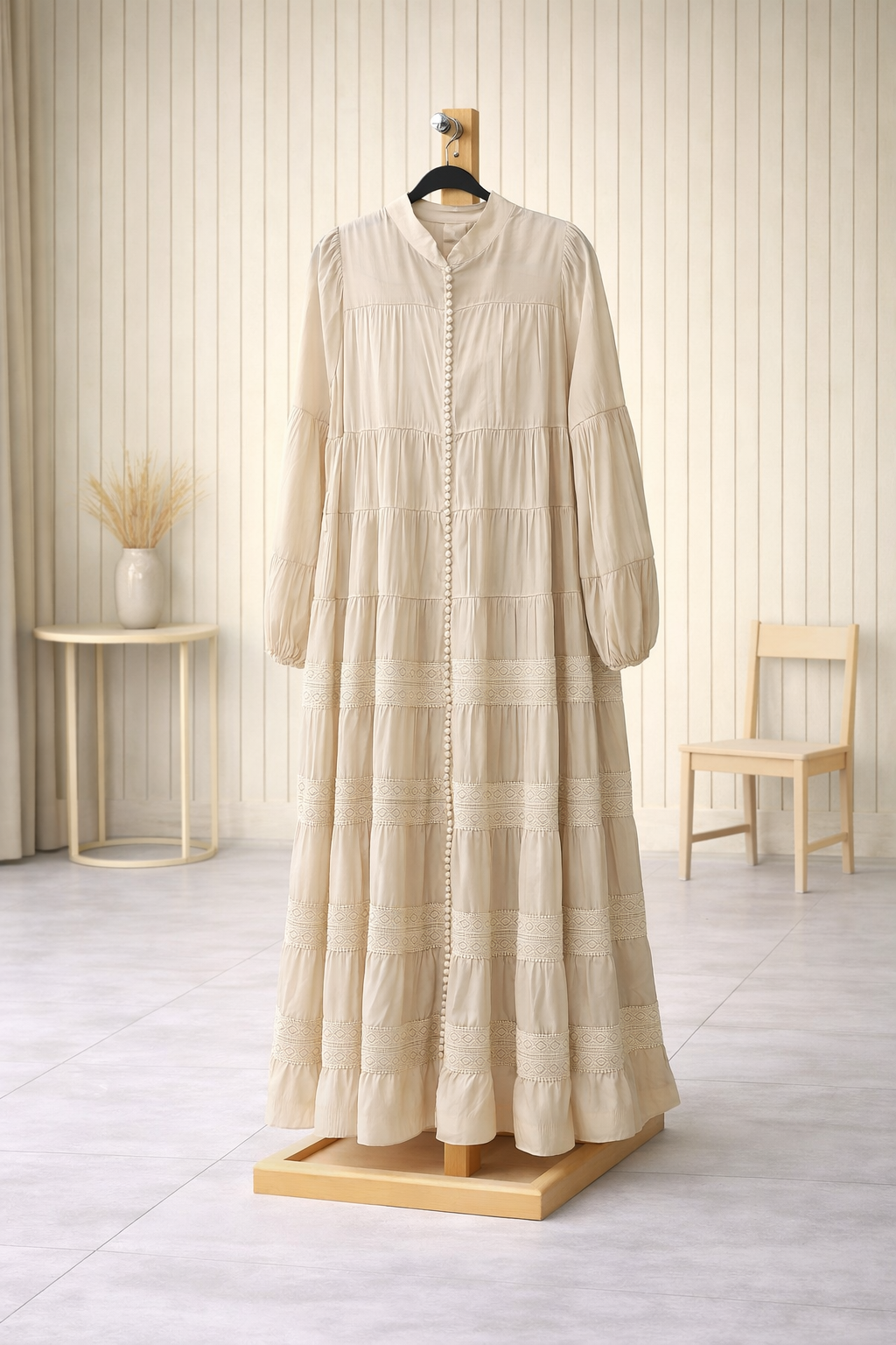 BE PLEATED DRESS 012 BE