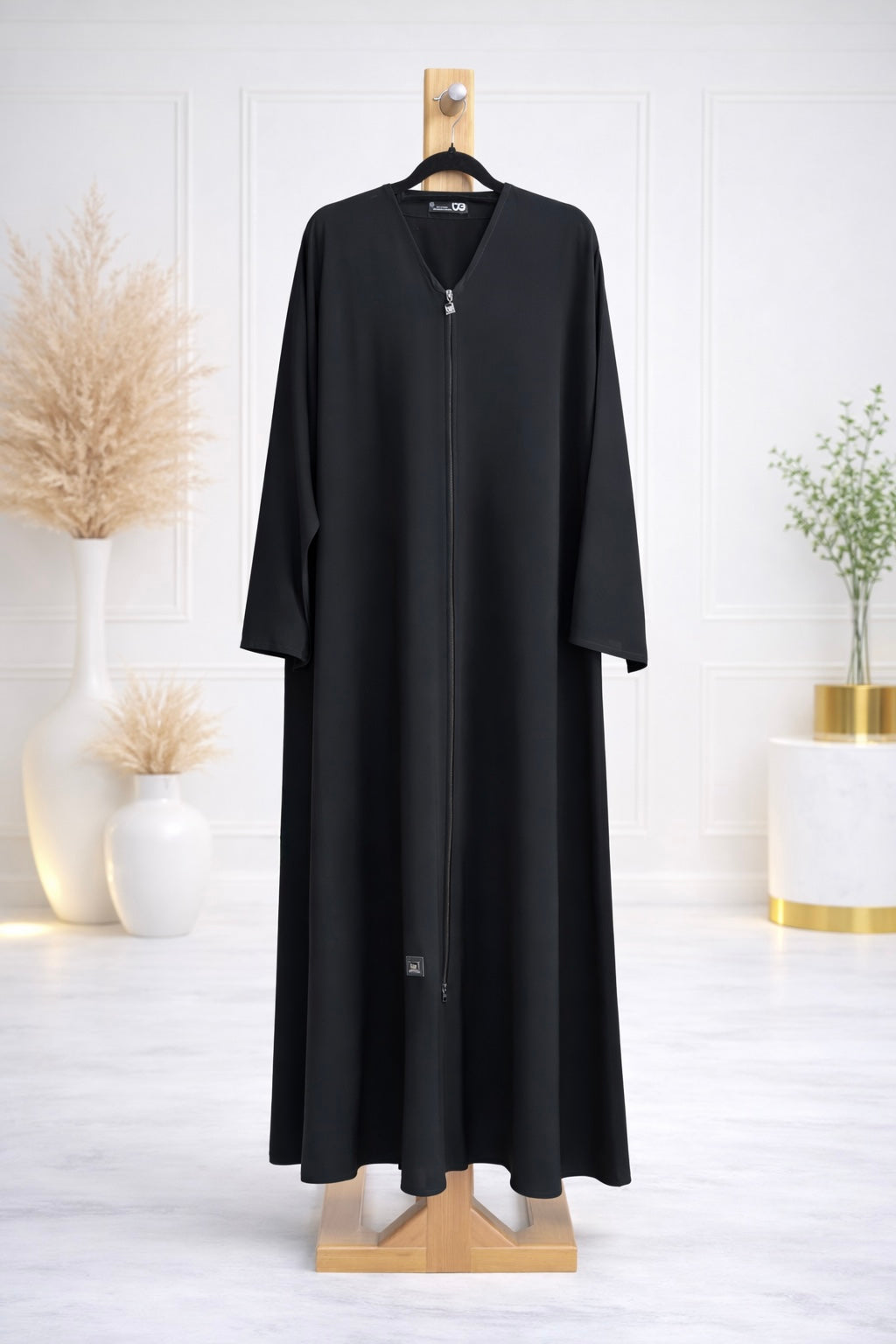 BE ZEPPER PLAIN Abaya 0189
