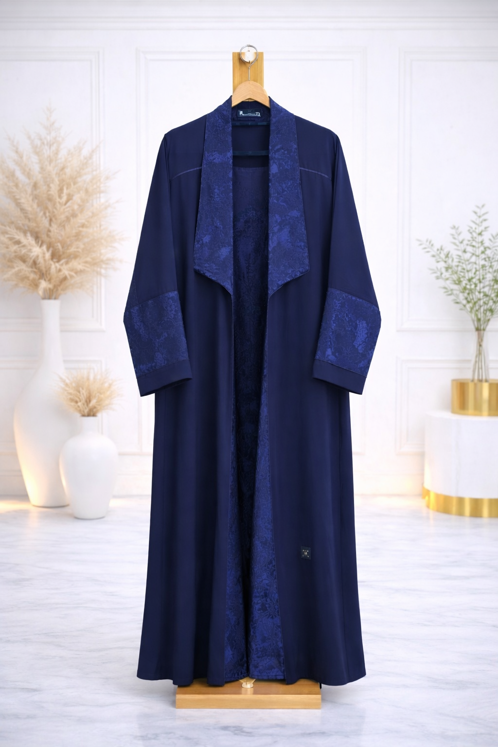 BE Jackard flower Abaya 197