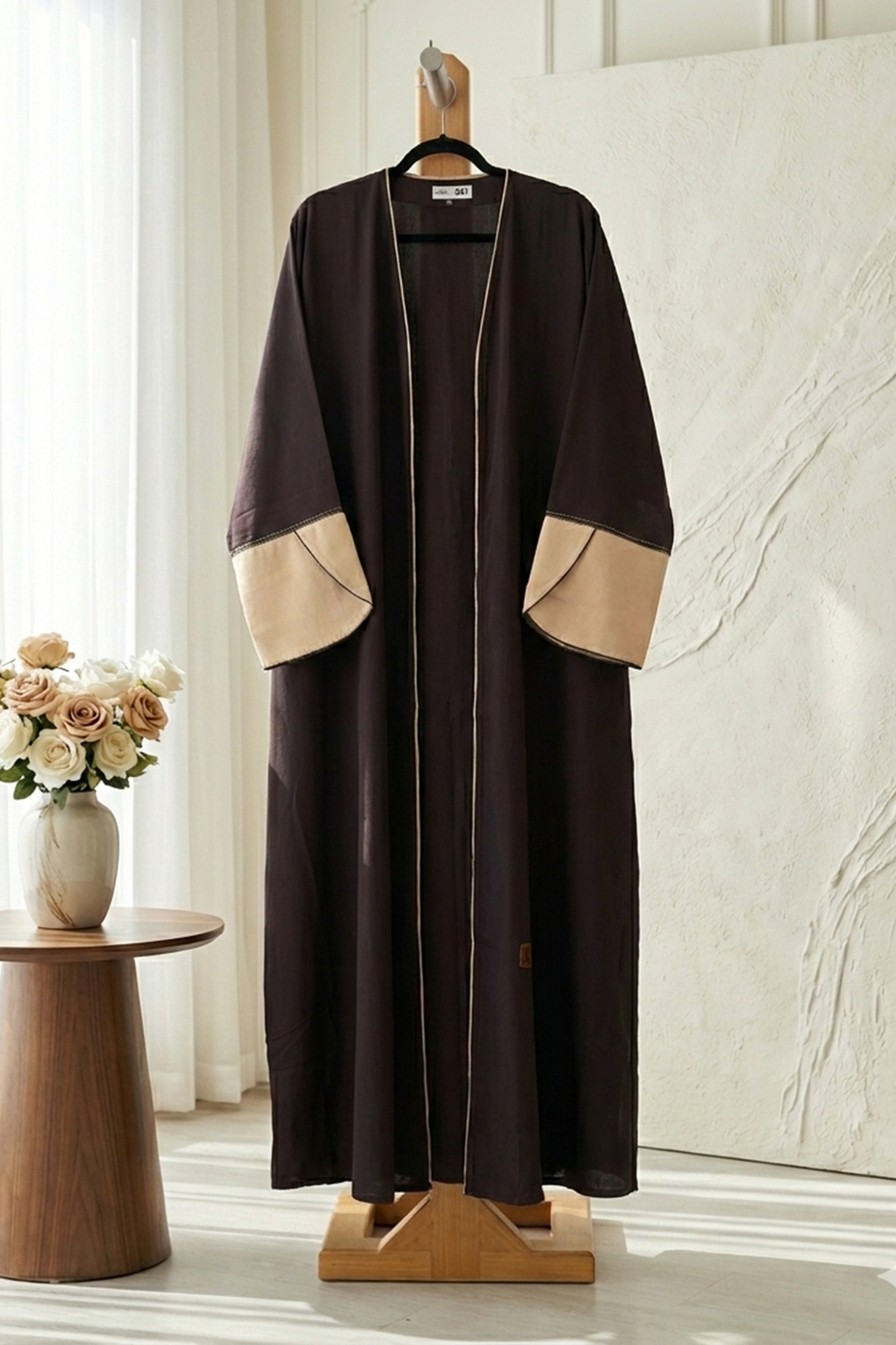 BE COLOR PLAIN ABAYA 0170