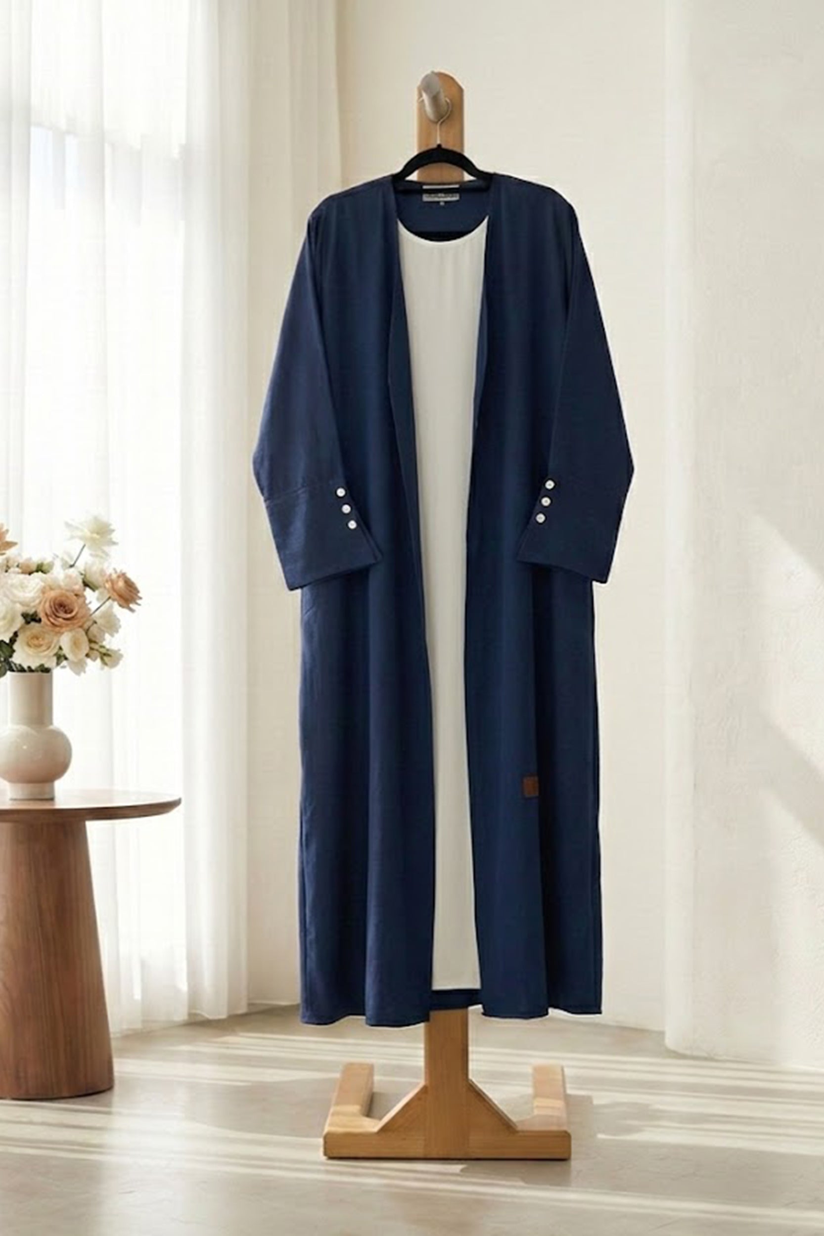 Plain color Abaya WITH INNER