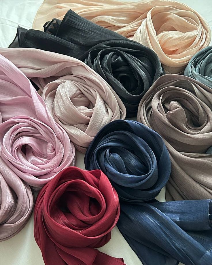 Color Plain Scarf |طرحة سادة ملون