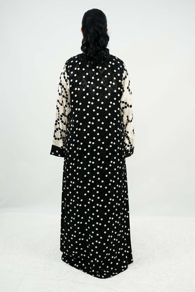BE Mosaic Polka Fusion Abaya 029 BE