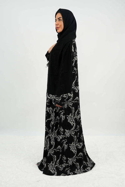 BE Midnight Graphique Abaya 031 BE