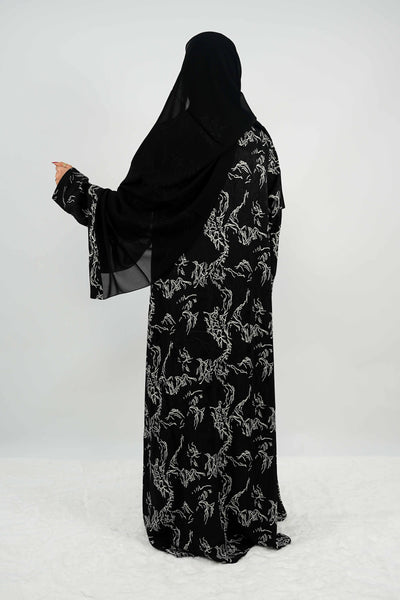 BE Midnight Graphique Abaya 031 BE