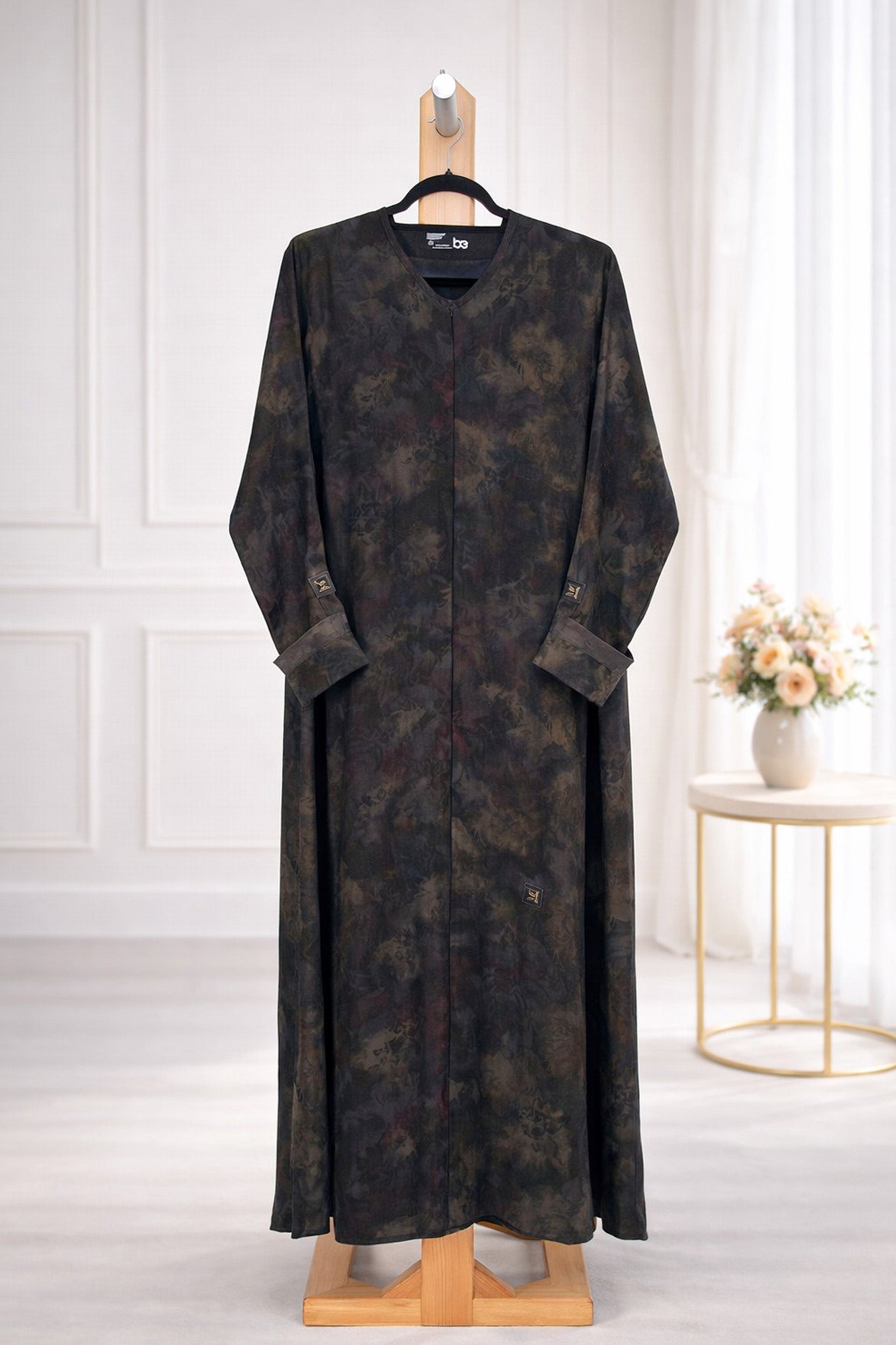 Midnight Marble Abaya