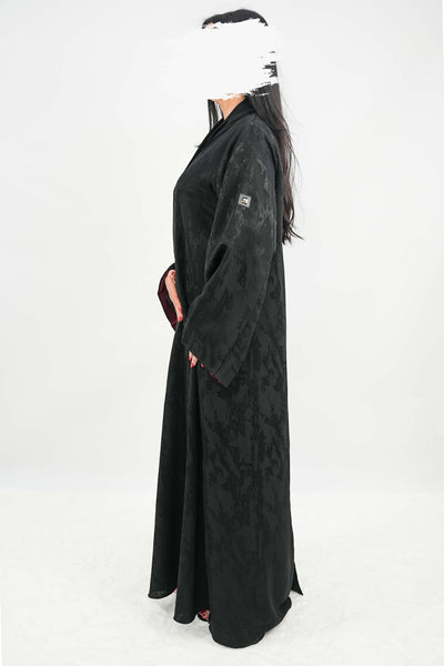 BE Midnight Jacquard Abaya 037 BE