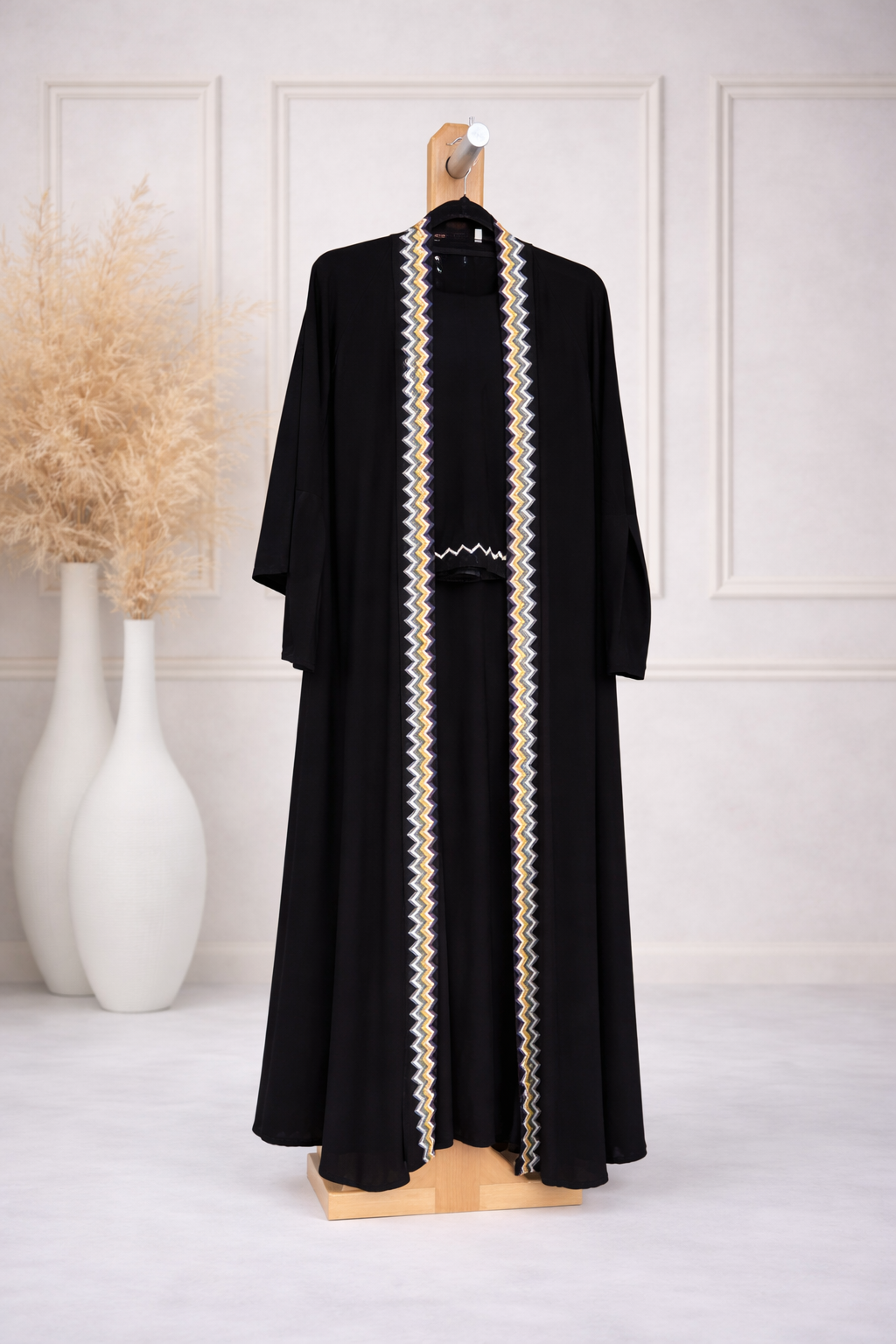BE  BE Embroidered Abaya 083