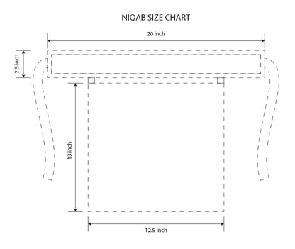73 Nakab with Logo|نقاب   بمطاط مخفي