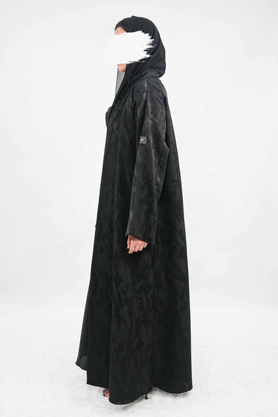 BE Onyx Jacquard Abaya 038 BE