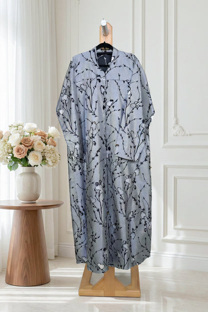 Botanical Print Abaya