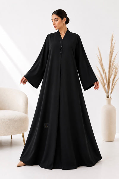 BE Talia Button-Detail Abaya 023 BE
