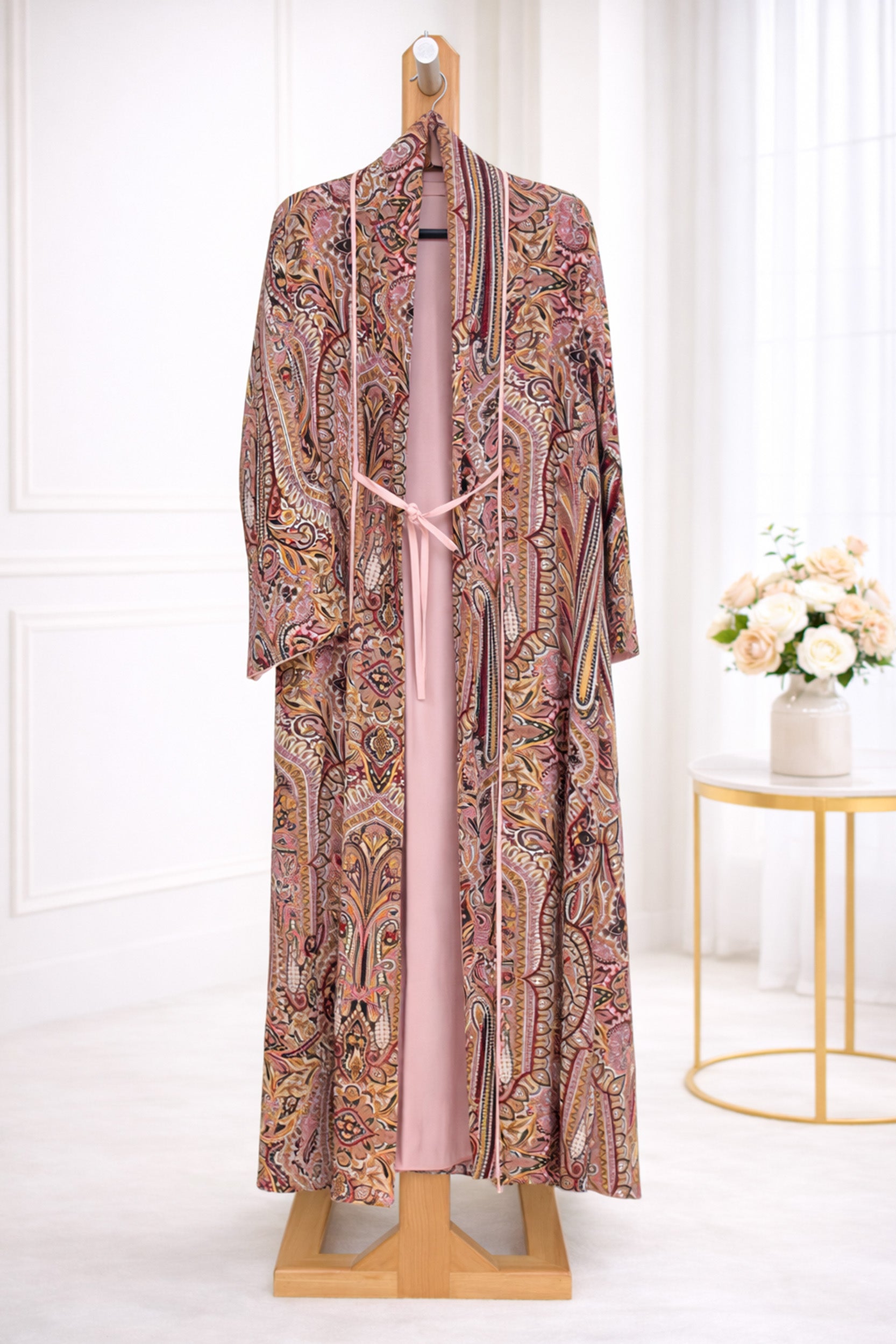 Printed Abaya Set