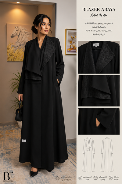 BE BLIZAR ABAYA DOUBLE OUTFIT BE