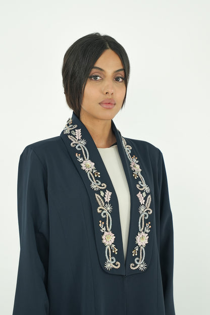 Hand Embroidery Work Abaya