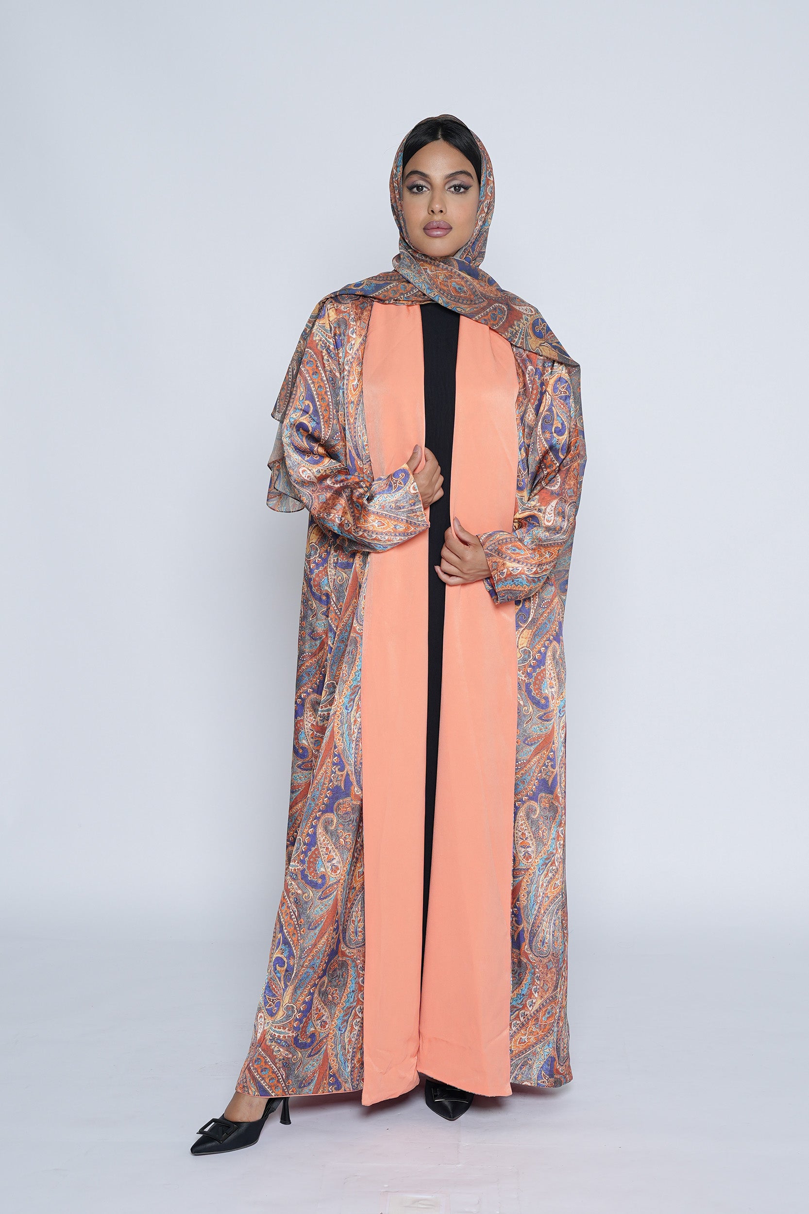Reversible Persian Paisley Abaya