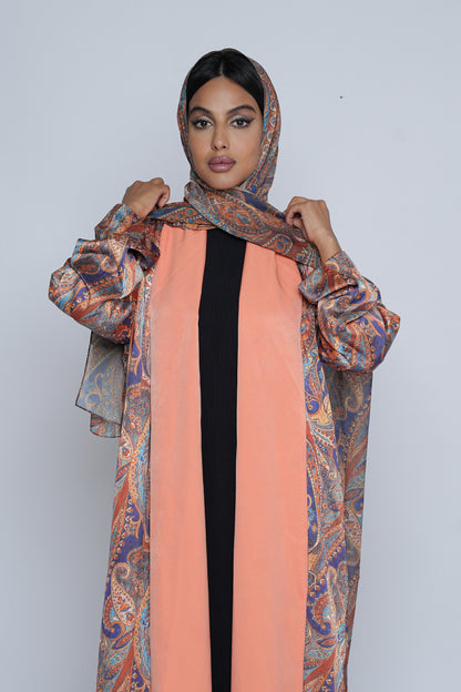 Reversible Persian Paisley Abaya