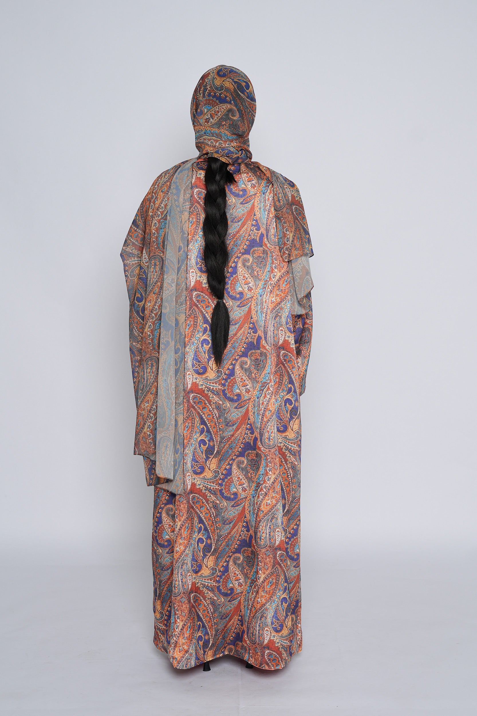 Reversible Persian Paisley Abaya