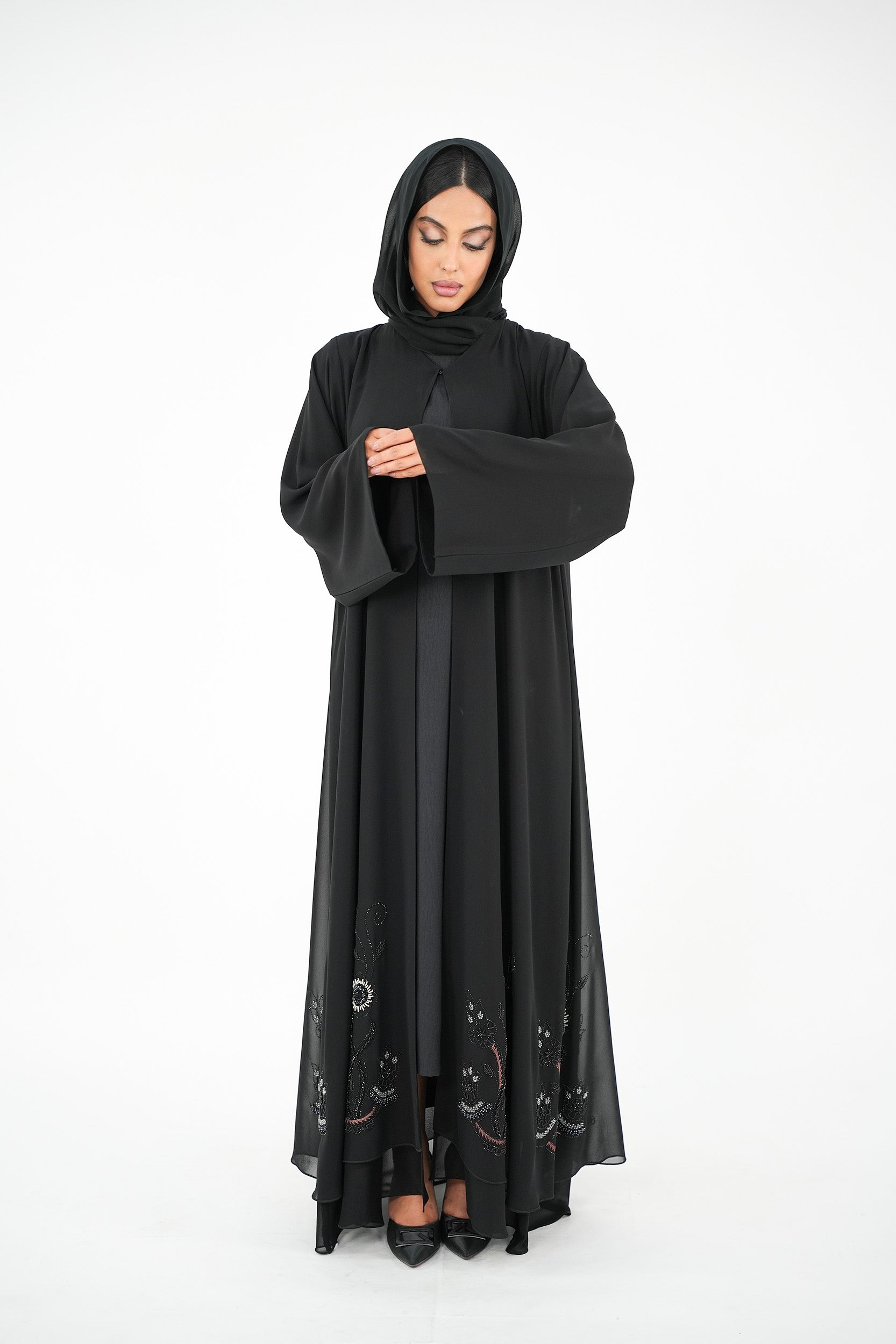 Hand Embroidery Abaya