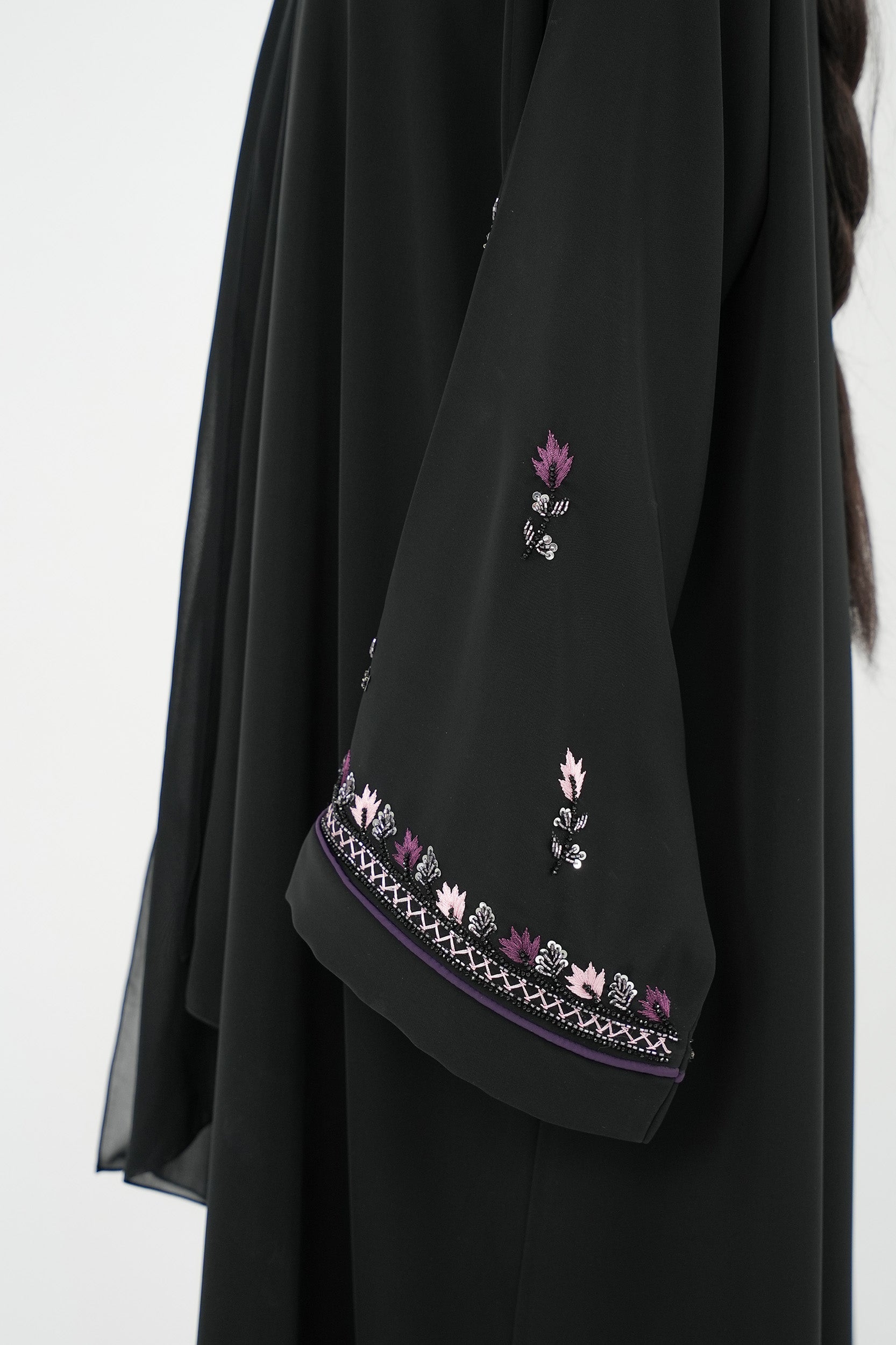 ABAYA WITH HAND WORK
