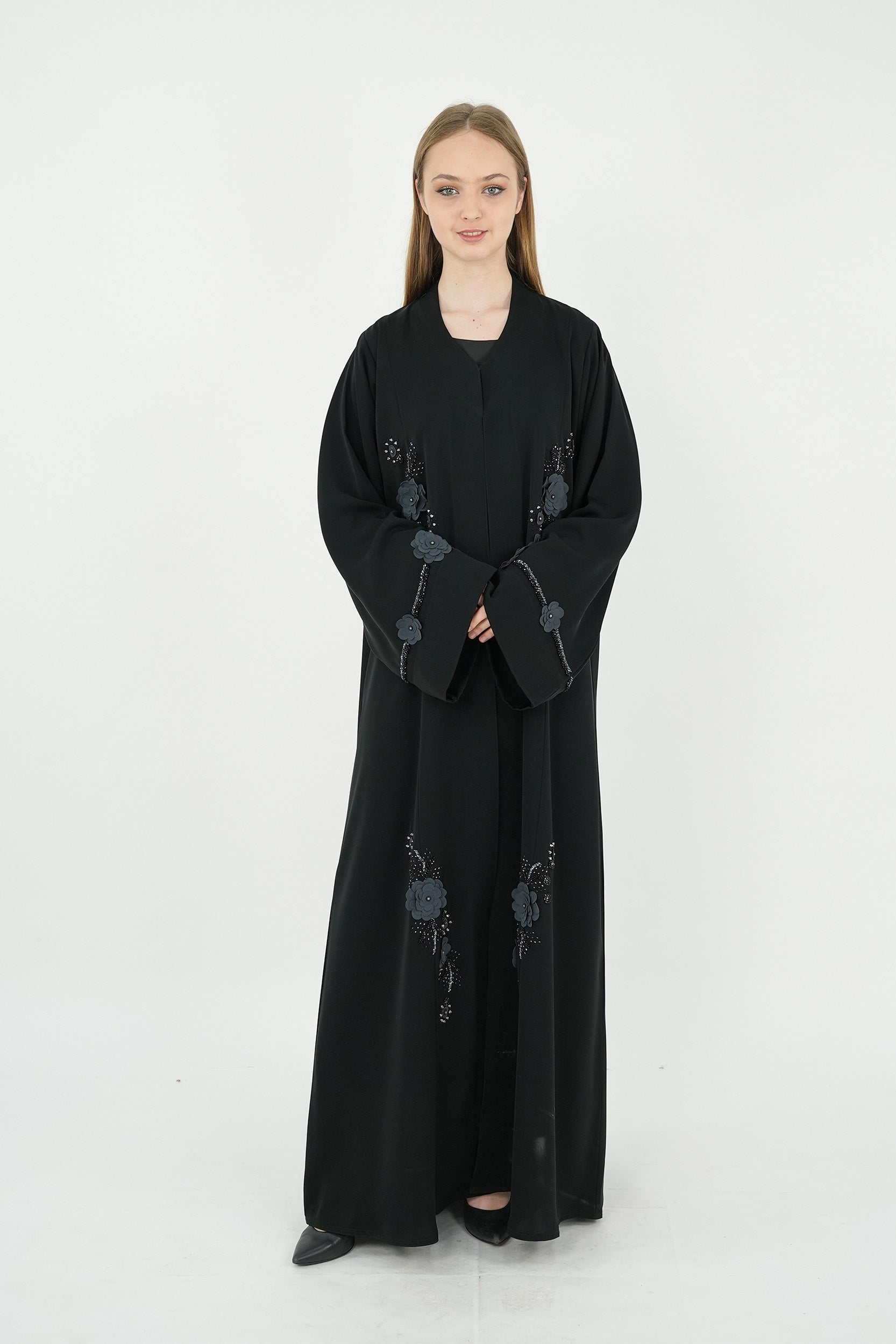 Hand Embroidery Work Abaya