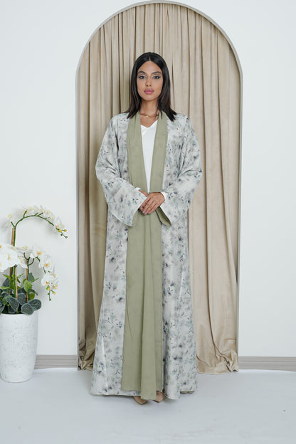 Double Face Printed Abaya