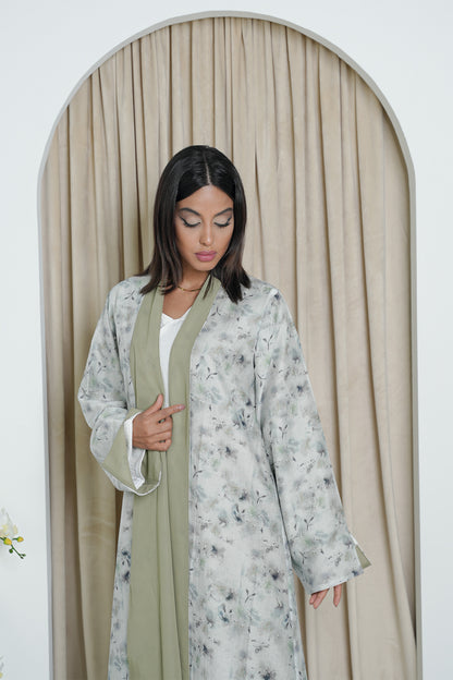 Double Face Printed Abaya
