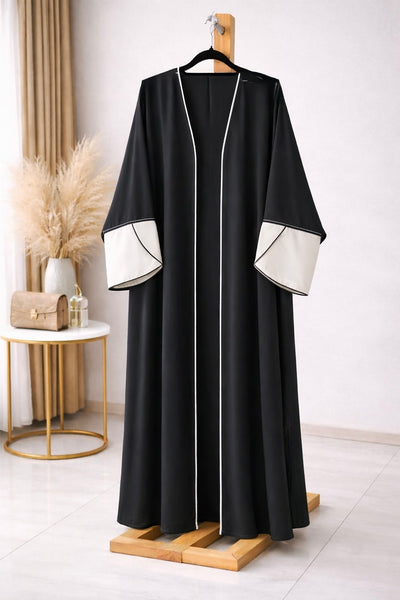 BE COLOR PLAIN ABAYA 0170