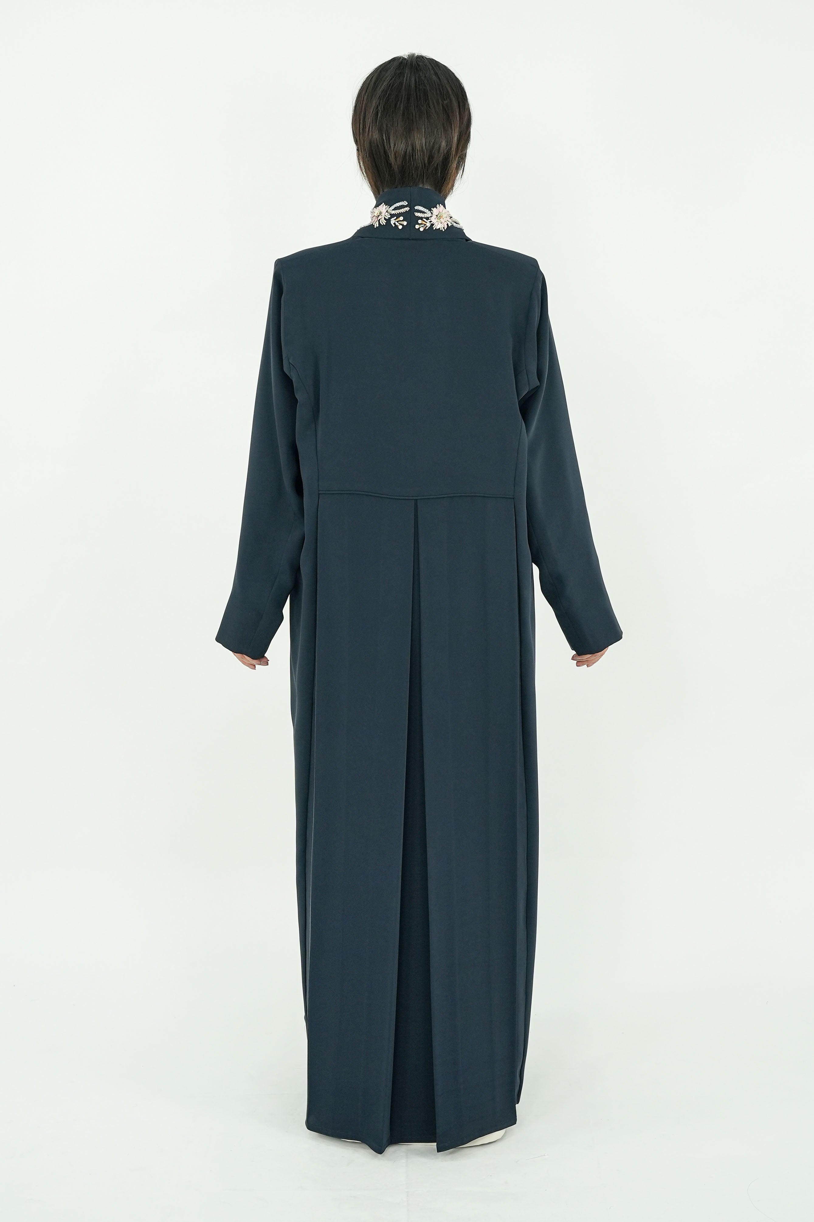 BE Midnight Blossom Open Abaya 040 BE