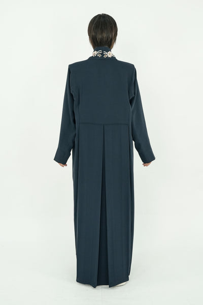 BE Midnight Blossom Open Abaya 040 BE