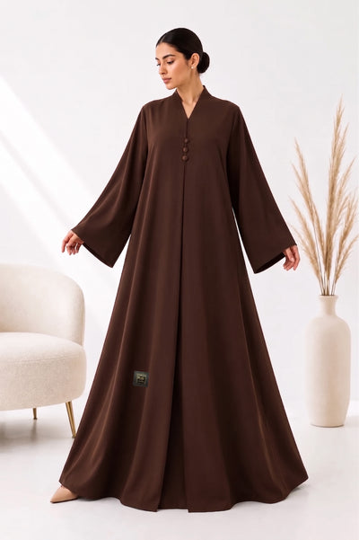 BE Talia Button-Detail Color Abaya 023 BE