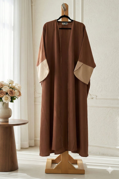 BE COLOR PLAIN ABAYA 0170