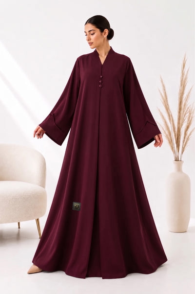 BE Talia Button-Detail Color Abaya 023 BE